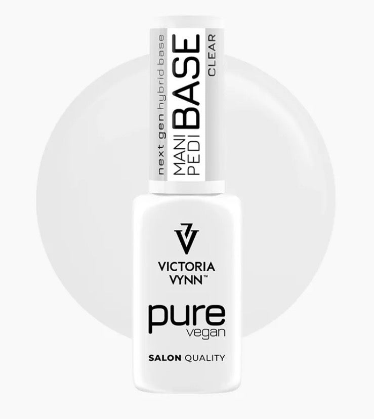 Mani Pedi Base + Pure Creamy Hybrid Top