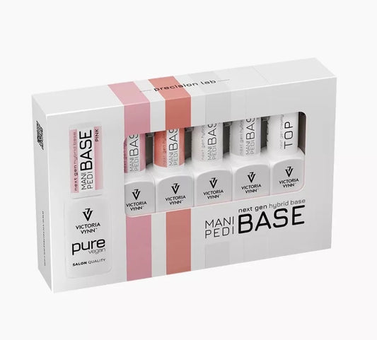 Mani Pedi Base + Pure Creamy Hybrid Top