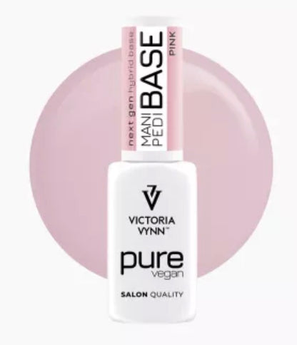 Mani Pedi Base + Pure Creamy Hybrid Top