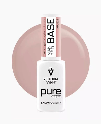 Mani Pedi Base + Pure Creamy Hybrid Top