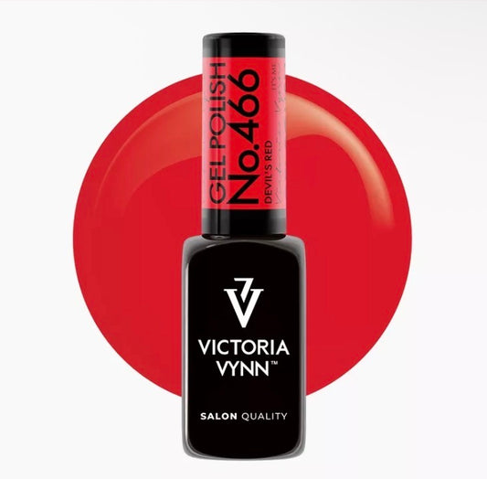 Gel Polish No. 466 Devil's Red