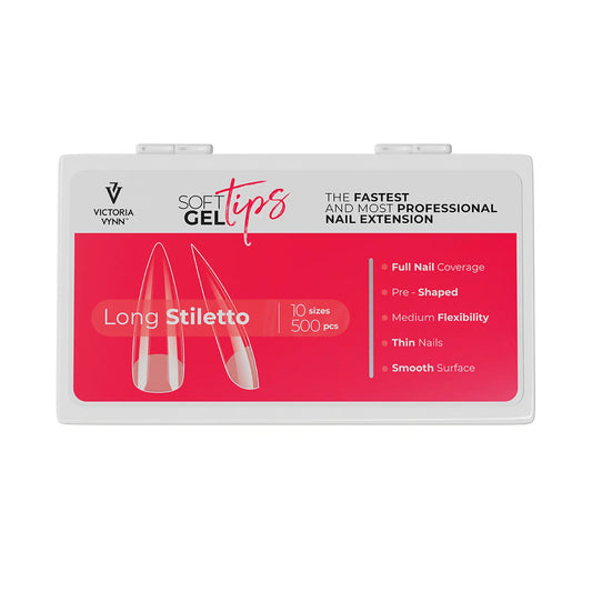 Victoria Vynn Soft Gel Tips Long Stiletto Tips