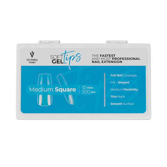 Victoria Vynn Soft Gel Tips Medium Square Tips